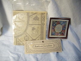 Heirloom Samplers Victorian Memory Quilt Cross Stitch  copyrighted 1989 image 1