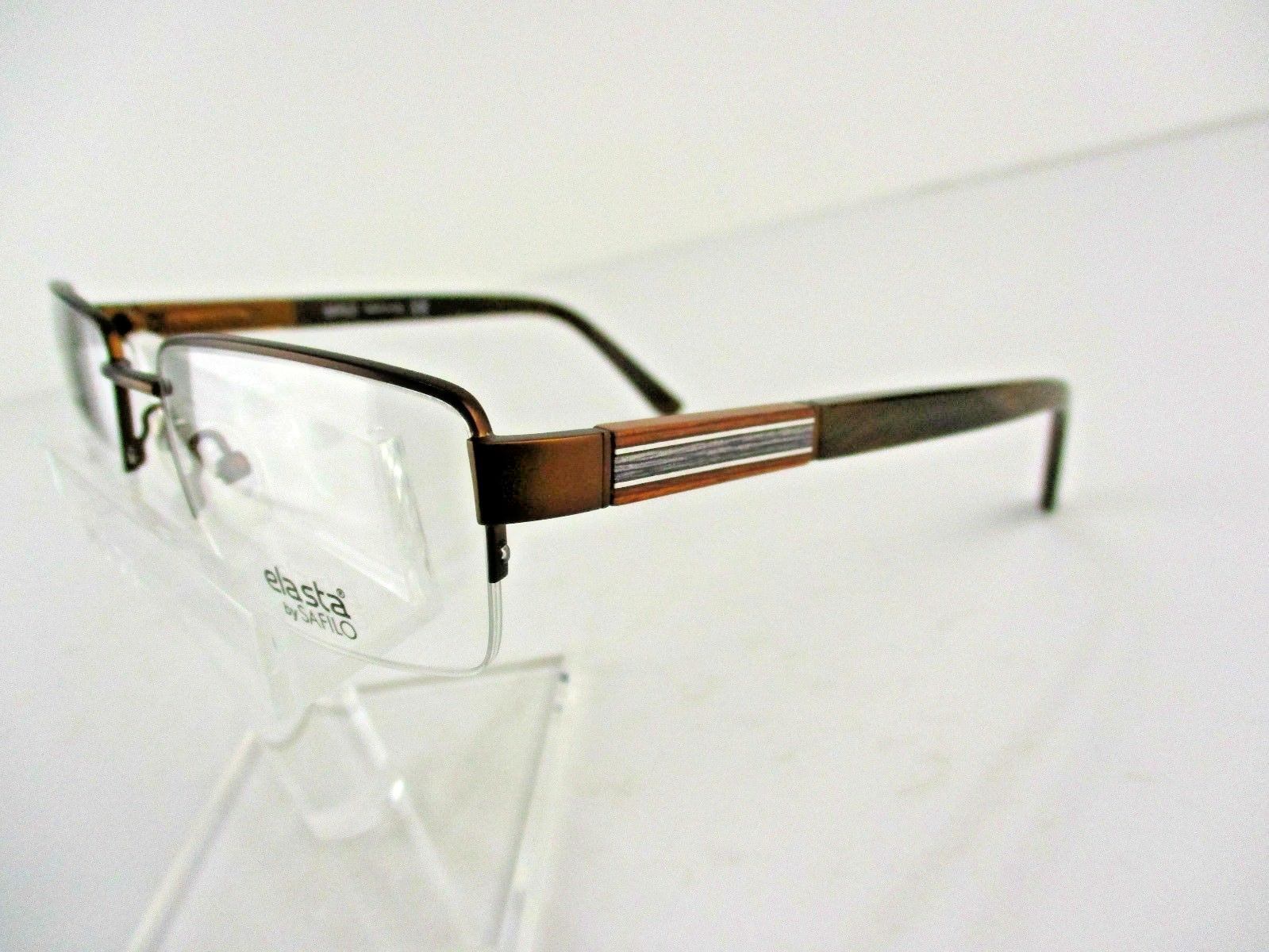 Safilo Elasta E 3105 (09HM) Brown 57 x 19 150 XXL Eyeglass Frames