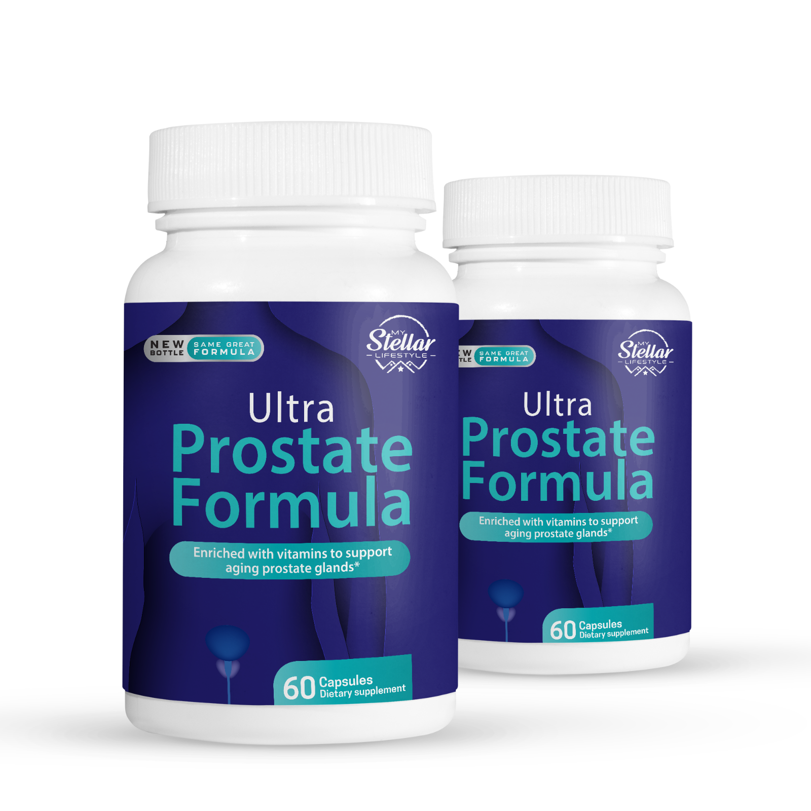Primary image for 2 Pack Ultra Prostate Formula, helps prostate health-60 Capsules x2