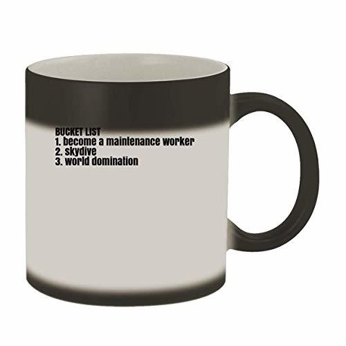 Funny Bucket List For A Maintenance Worker - 11oz Color Changing Magic Coffee Mu