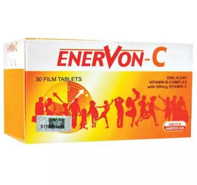 ENERVON-C FILM TABLET 30'S-Provides energy and Body Resistance (FAST ...