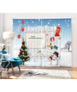 3D Christmas913 Blockout Photo Curtain Printing Curtains Drapes Fabric W... - $145.49+