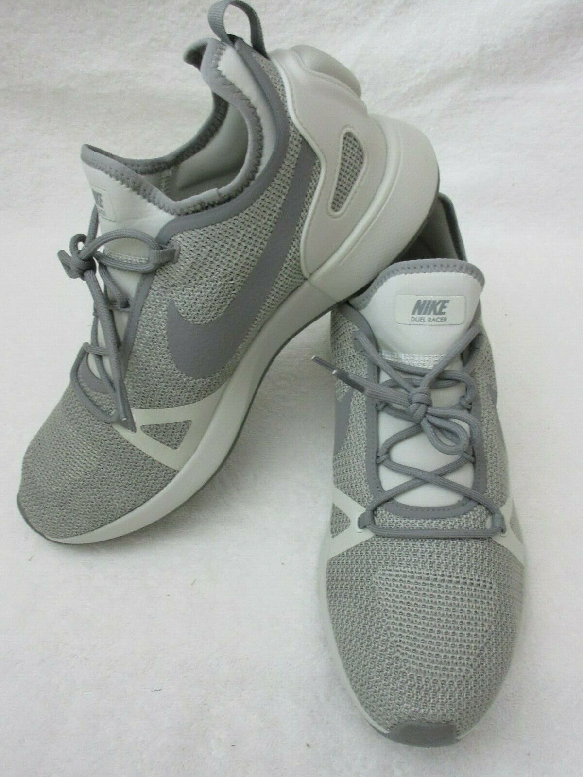 Nike Mens Duel Racer Running Walking Shoes Pale Grey Dust Light Bone ...