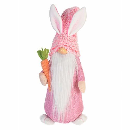 GMOEGEFT Handmade Nordic Gnome Plush, Tall Easter Bunny, Standing Tomte