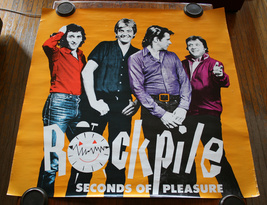 ROCKPILE Seconds of Pleasure 1980 orig COLUMBIA/CBS PROMO POSTER Nick Lowe - $64.99