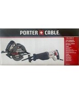 Porter Cable PCKE3750 Reciprocating Saw And Circular Saw Kit Corded - $89.10