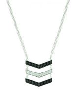 Montana Silversmith Black and Silver Chevron Necklace - $24.99