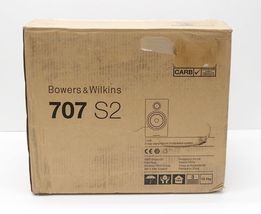 Bowers Wilkins 707 S2 FP38822 2-Way Bookshelf Speakers - Gloss Black image 10
