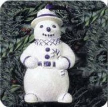 Hallmark Keepsake Holiday Favorites Collection Dapper Snowman QK105-3 1994 - $7.49