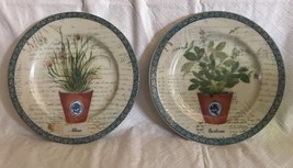 I. Godinger Decorative Hanging Plate Allium &amp; Basilicum Flower Email De ... - $19.99