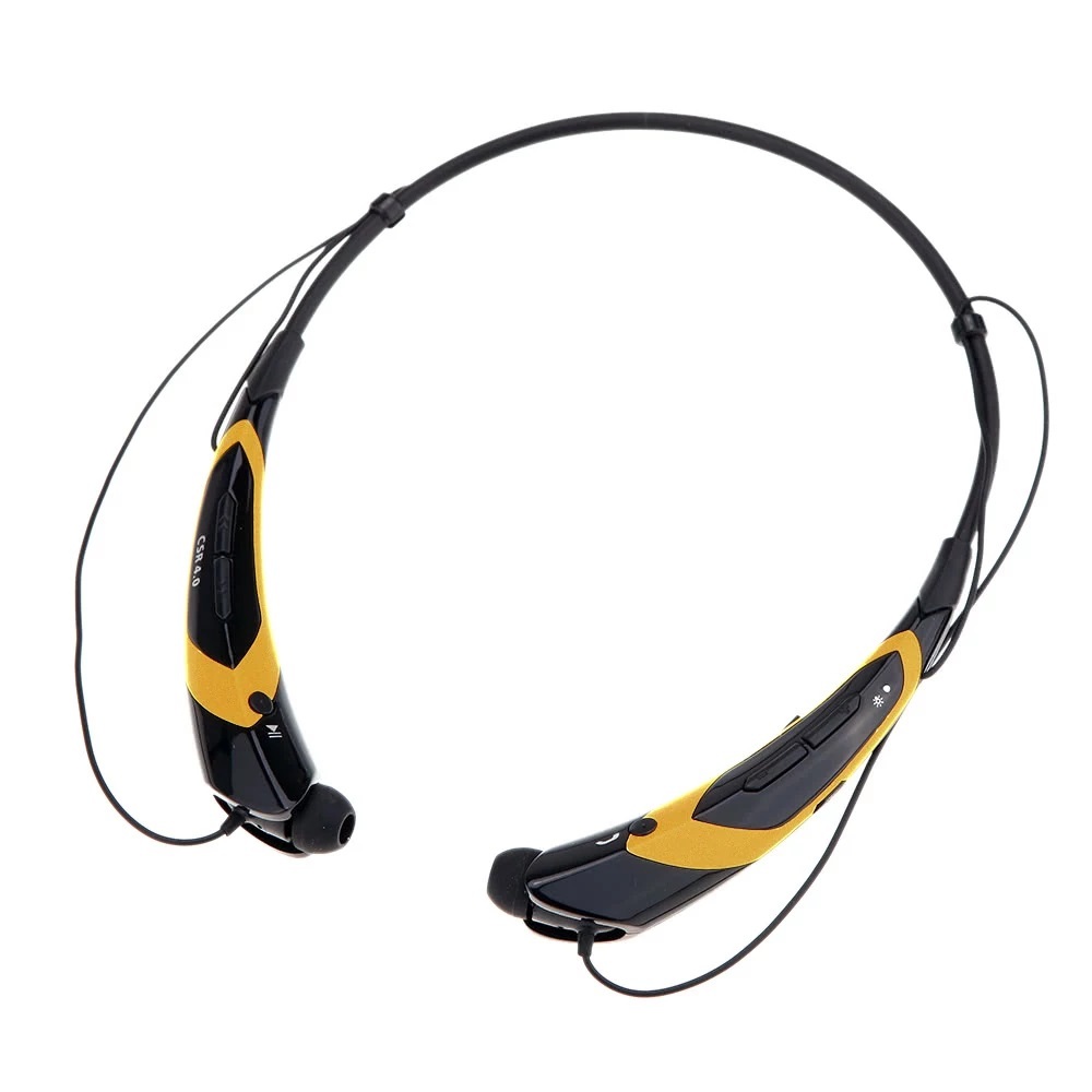 Wireless Bluetooth Neck Strap Headphones Earbuds With Microphone - Headphones