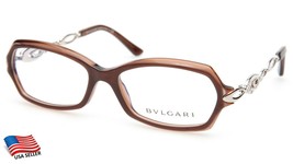 New Bvlgari 4030-B 5031 Brown Eyeglasses Frame 54-16-130mm B32mm Italy - $171.49