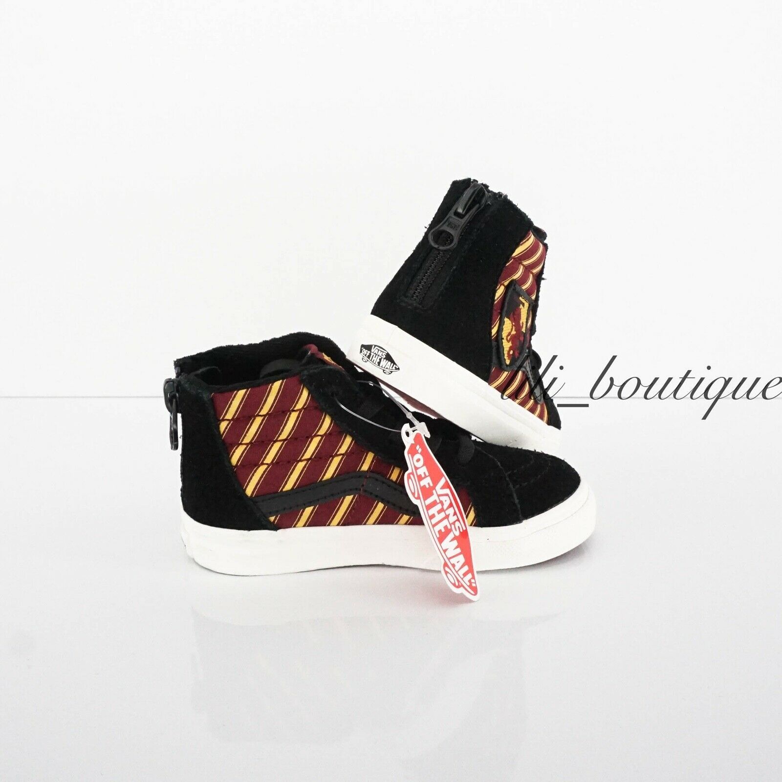 New Vans x Harry Potter Sk8Hi Zip Gryffindor Toddler