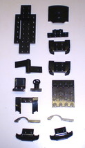 Used Lego Black Car Base Seat Sunroof Door Mudguard Steering 3822 - 3821 - $9.95