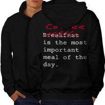 Coffee Important Sweatshirt Hoody Wisdom Men Hoodie Back - $20.99