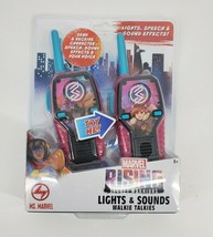 Ms. Marvel Marvel Rising Secret Warriors Lights &amp; Sounds Walkie Talkies ... - $7.43