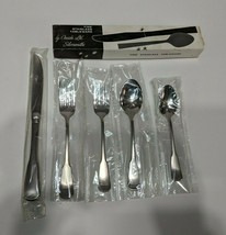 Set of 5 Oneida Deluxe Minuteman Stainless Steel Flatware Place Setting - $20.98