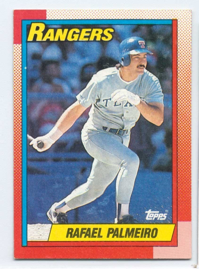 # 755 Rafael Palmeiro Topps Baseball Card 1990 - Baseball Cards