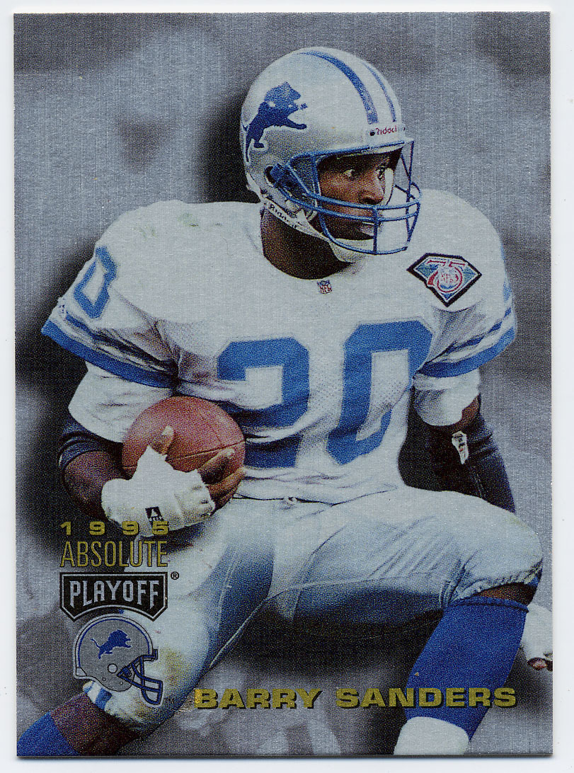 Barry Sanders Football Team NFL Card 1995 Card #20 - Football Cards