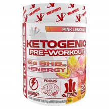VMI Sports Keto BHB Salts PRE Workout Caffeine + Alpha GPC, Pink Lemonade 20Sv - $123.45