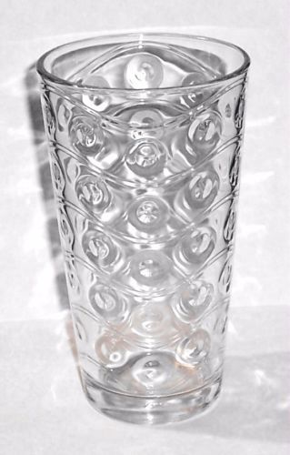 Primary image for 6 HTF Vtg Libbey Rock Sharpe Fancy Water/Mixed Drink Glasses~Inverted Bubbles