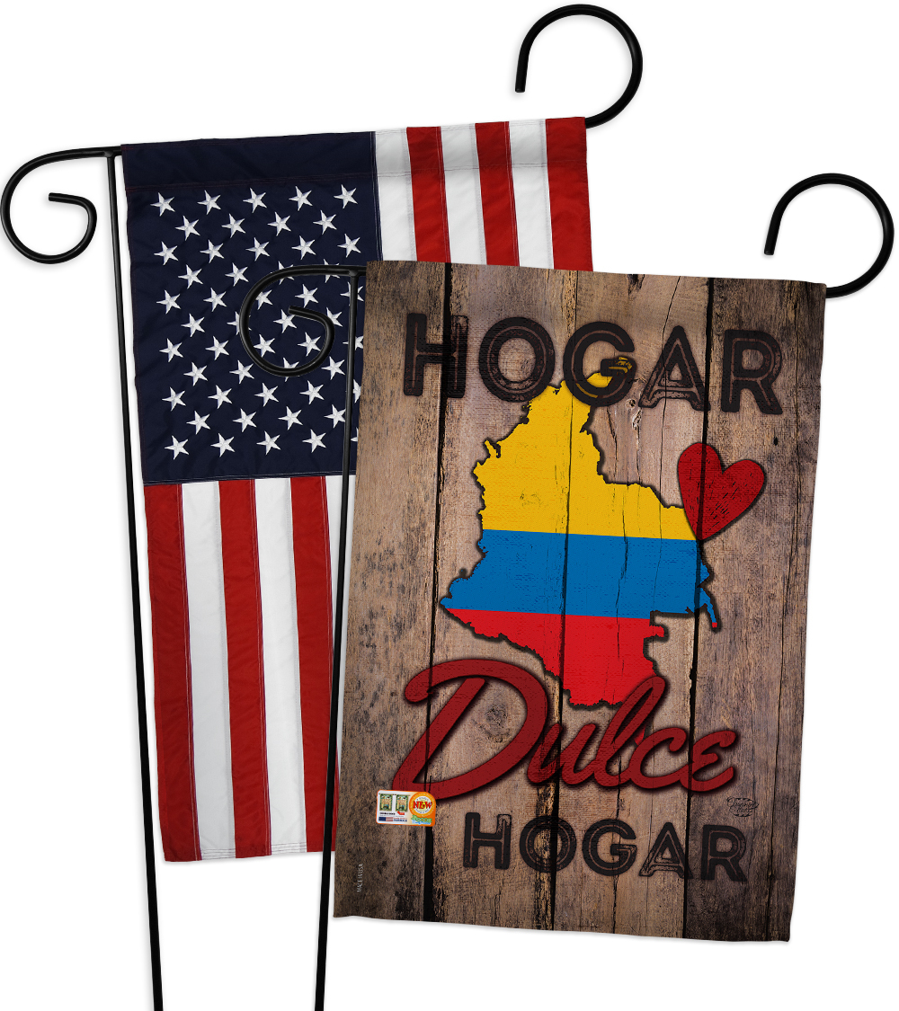 Country Colombia Hogar Dulce Hogar - Impressions Decorative USA - Applique Garde