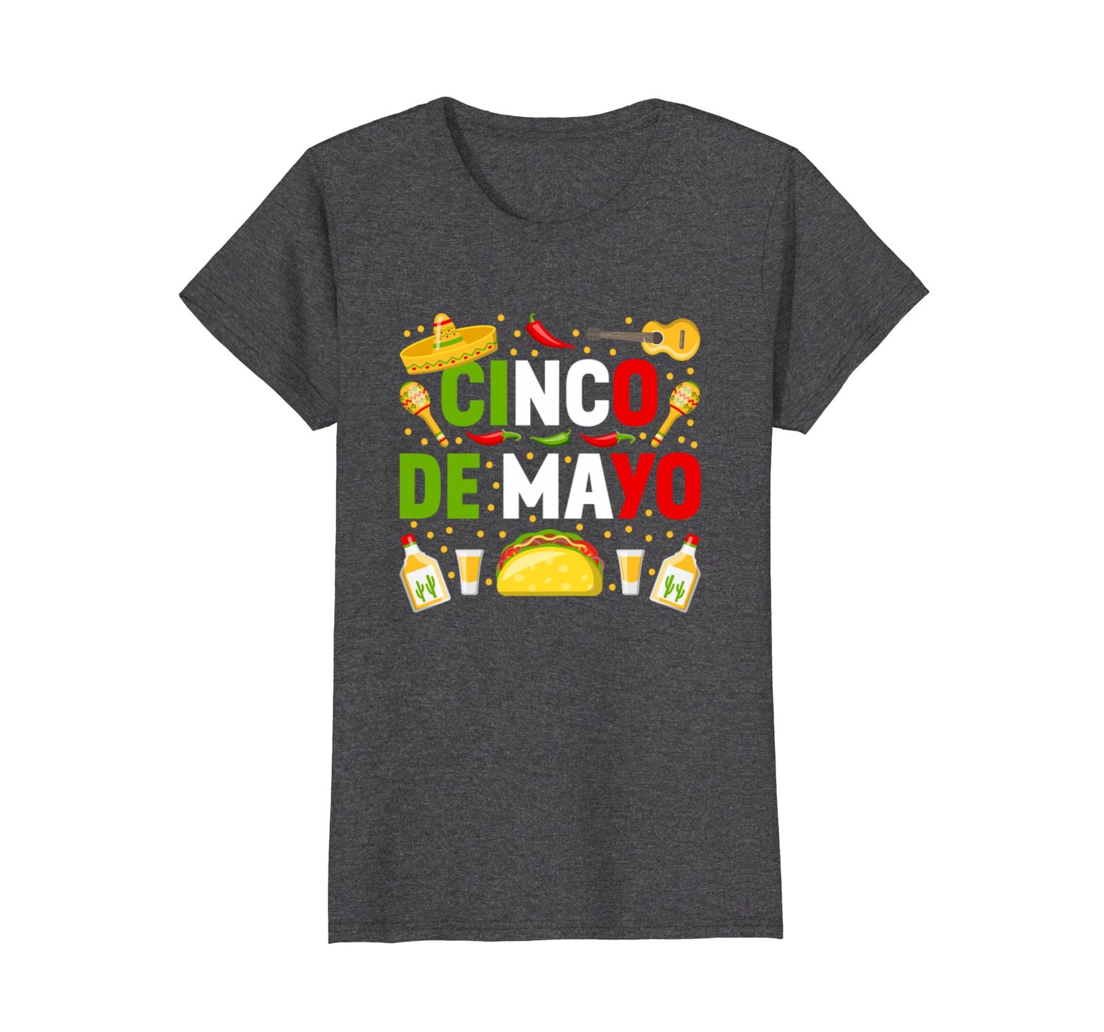 Funny Shirts - Happy Cinco De Mayo Gift T-Shirt Wowen