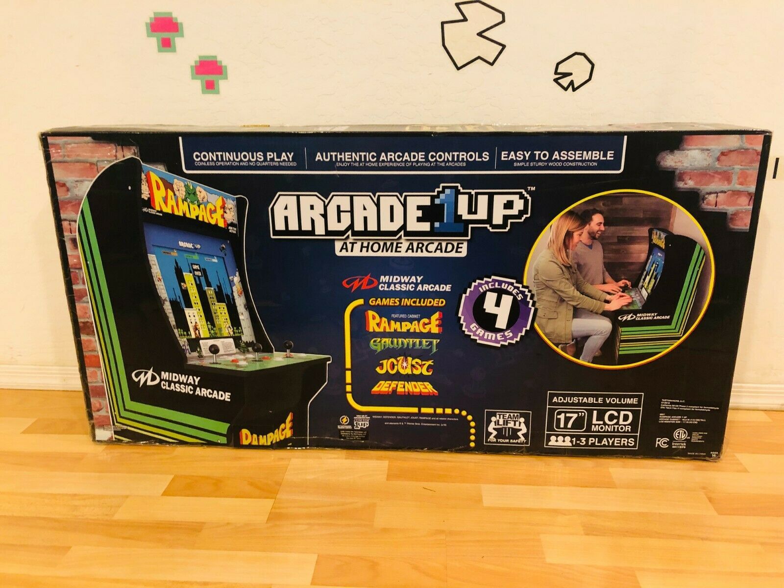 BRAND NEW Arcade1Up Rampage Arcade Machine with Defender, Joust ...