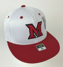 NEW Adidas ClimaLite MIAMI University OHIO Redhawks FLATBILL Cap HAT Fit... - $14.85