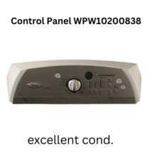 Control Panel WPW10200838 Whirlpool Cabrio - $50.00