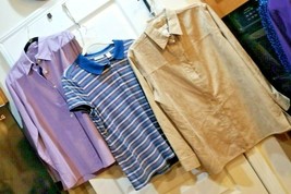 Liz Claiborne + Liz Sport three blouse bundle button up long sleeve blou... - $39.59