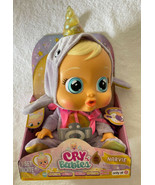 Cry Babies Doll Narvie Narwhal Baby Cries Real Tears Light Up Horn Speci... - $35.99