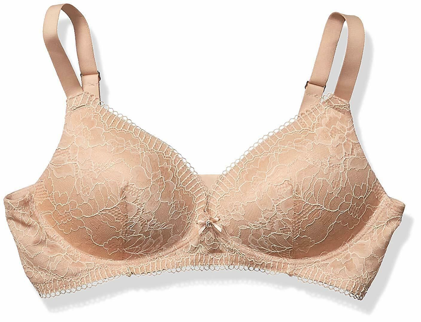 GLAMORISE Nude Perfect A Shape Enhancing Padded Bra, US 48A, UK 48A ...