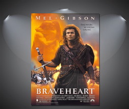 147094 Braveheart Mel Gibson Vintage Movie Decor Wall 36x24 Poster Print - $19.95