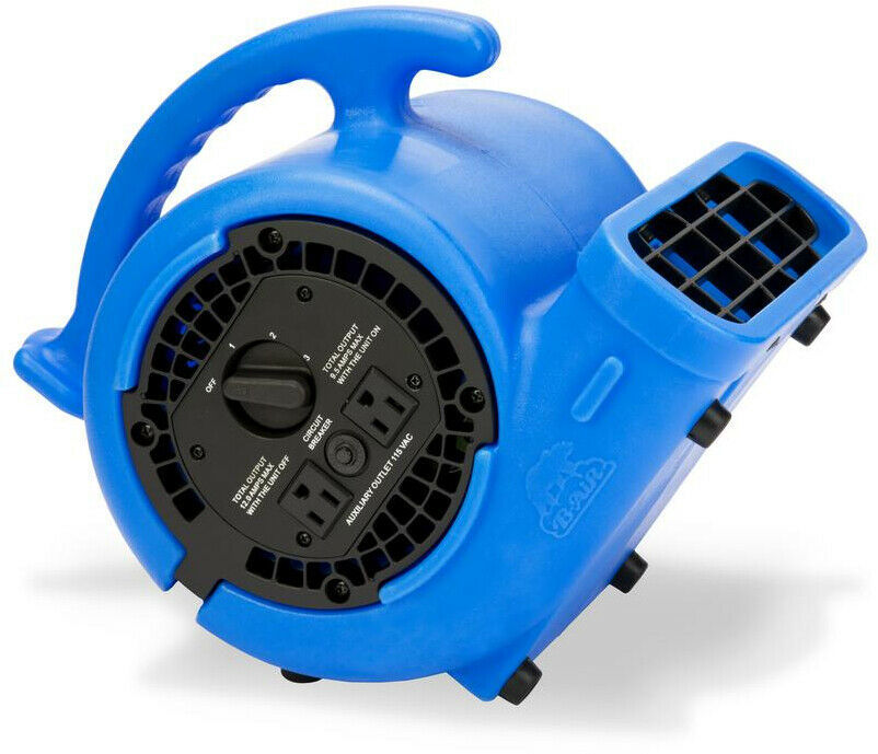 BAir Floor Blower Fan 800 CFM 1/5 HP 3Speed Dryer Thermoplastic