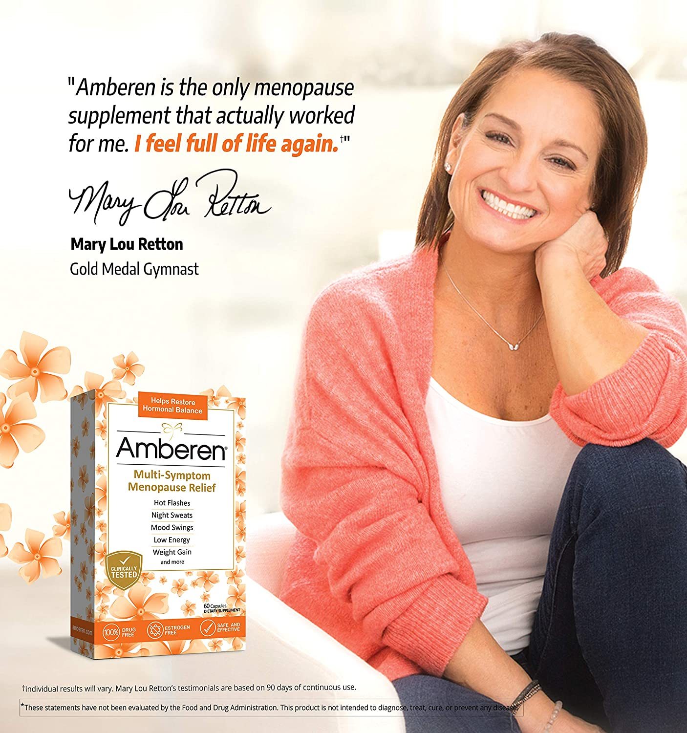 Amberen, MultiSymptom Menopause Relief Capsules, 60 ct Other