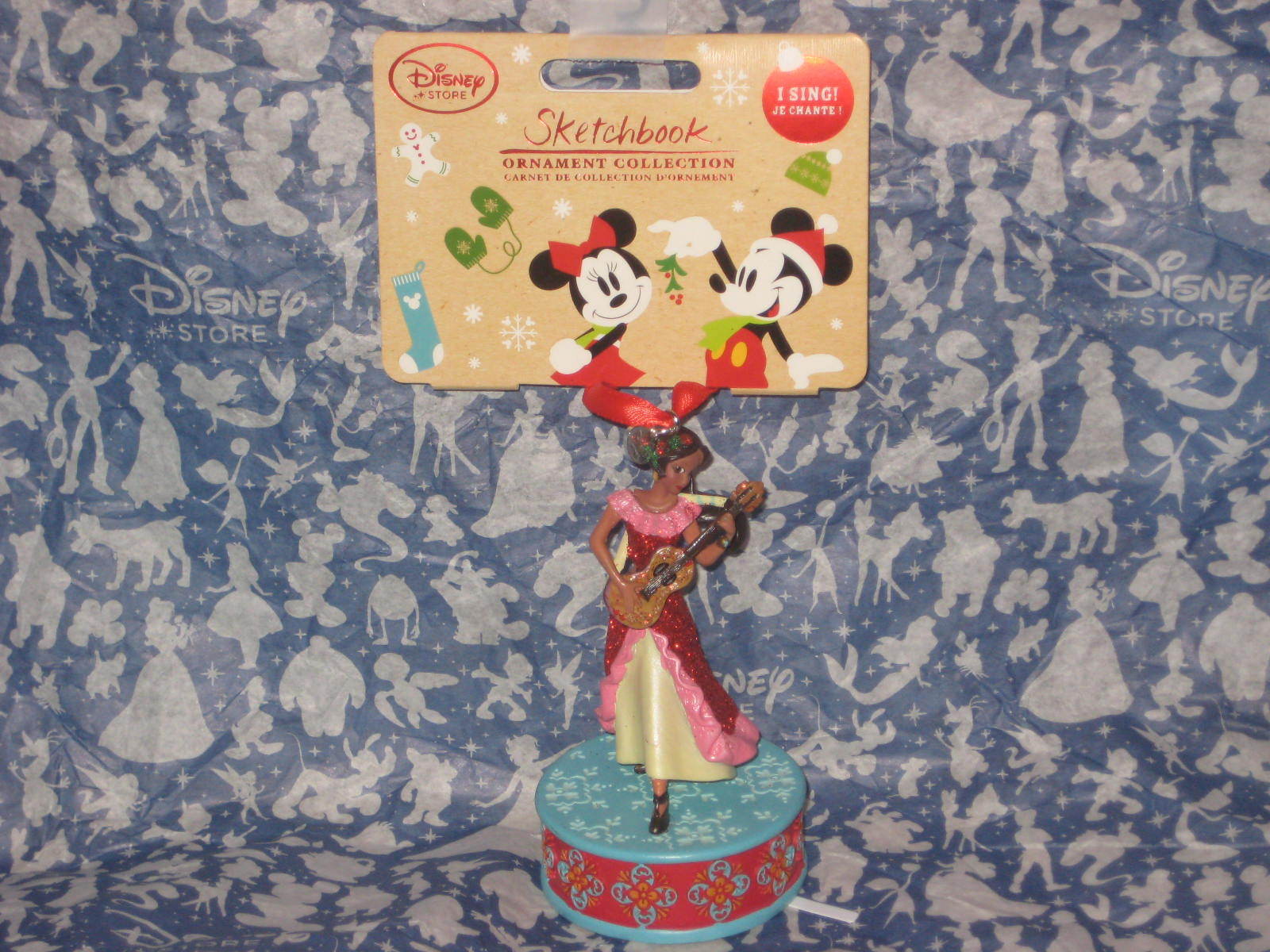 2016 Disney Elena of Avalor Singing ~ DISNEY SKETCHBOOK ORNAMENT ~