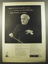 1954 RCA Victor High Fidelity Recordings Advertisement - Toscanini - $14.99