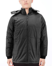 Boy's Water Resistant Fleece Lined Removable Hood Quilted Puffer Jacket image 2