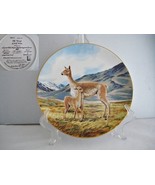 The Vicuna Endangered Species Porcelain Collector Plate - $19.89