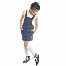 Girls Cotton White Textured Argyle Patterned Knee High Socks 11 Pairs - Large image 2