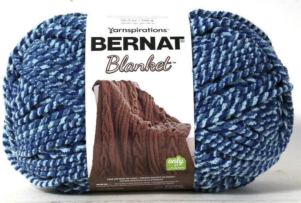1 Yarnspirations 10.5 Oz Bernat Blanket 10829 Cloudy Sky Twist