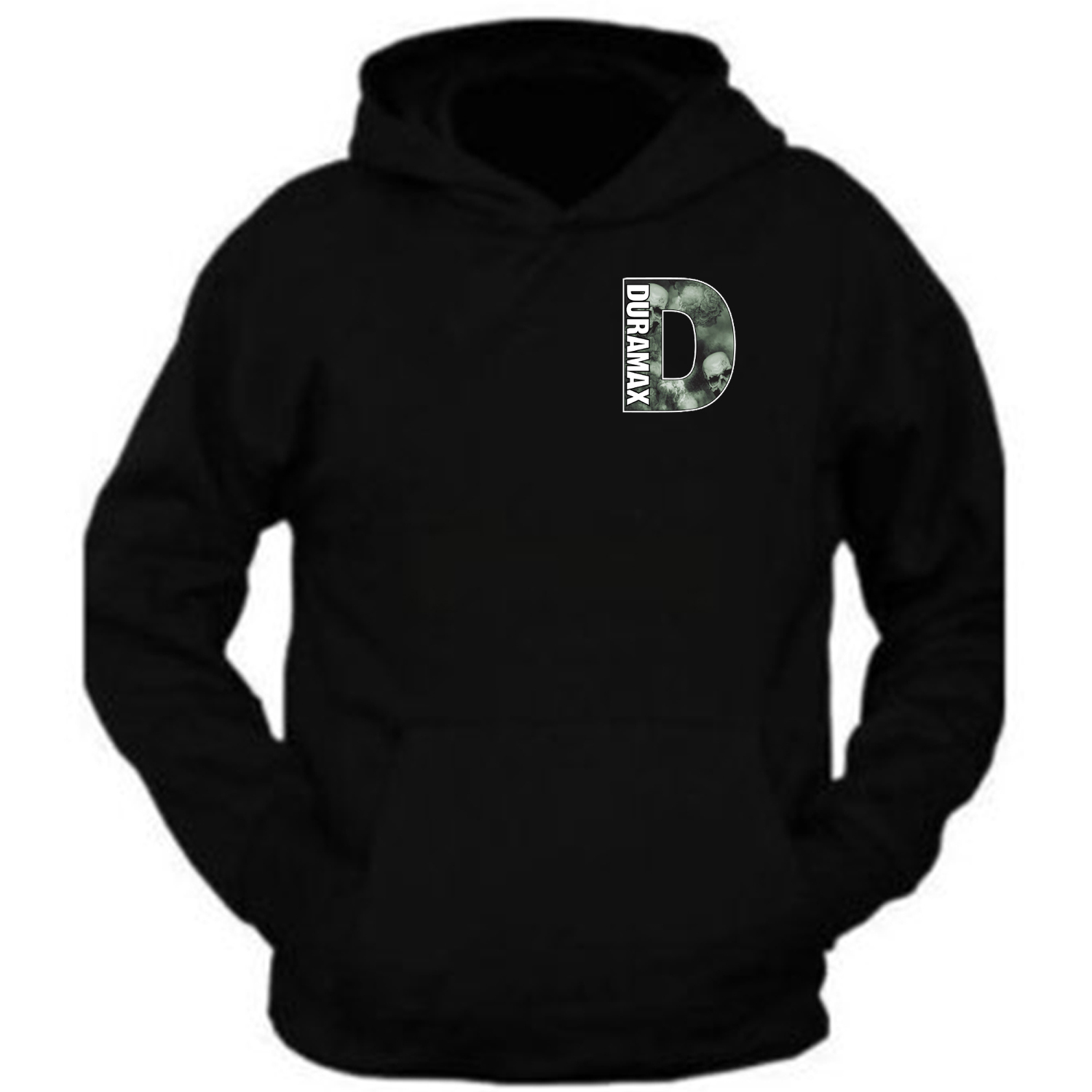 SKULL CHEVY DURAMAX HOODIE CAMO D HOODIE PULLOVER BLACK ALL SIZE S M L ...