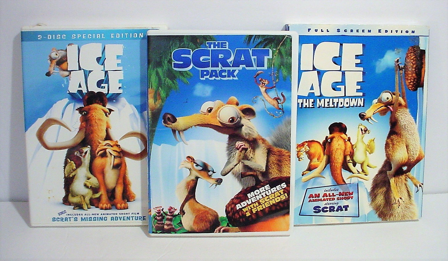 DVD Ice Age Lot of 3 Ice Age - 2 Disc Special Edition - Includes both ful.....