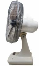 Vintage Sanyo 3 Speed Brown Oscillating Electric Fan Quiet CLEAN EF-12SP-1 image 3