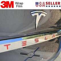 Tesla Model S / Model X Tailgate Trunk Badge Letters 3M Decal Sticker 2pc - Sets - $11.99