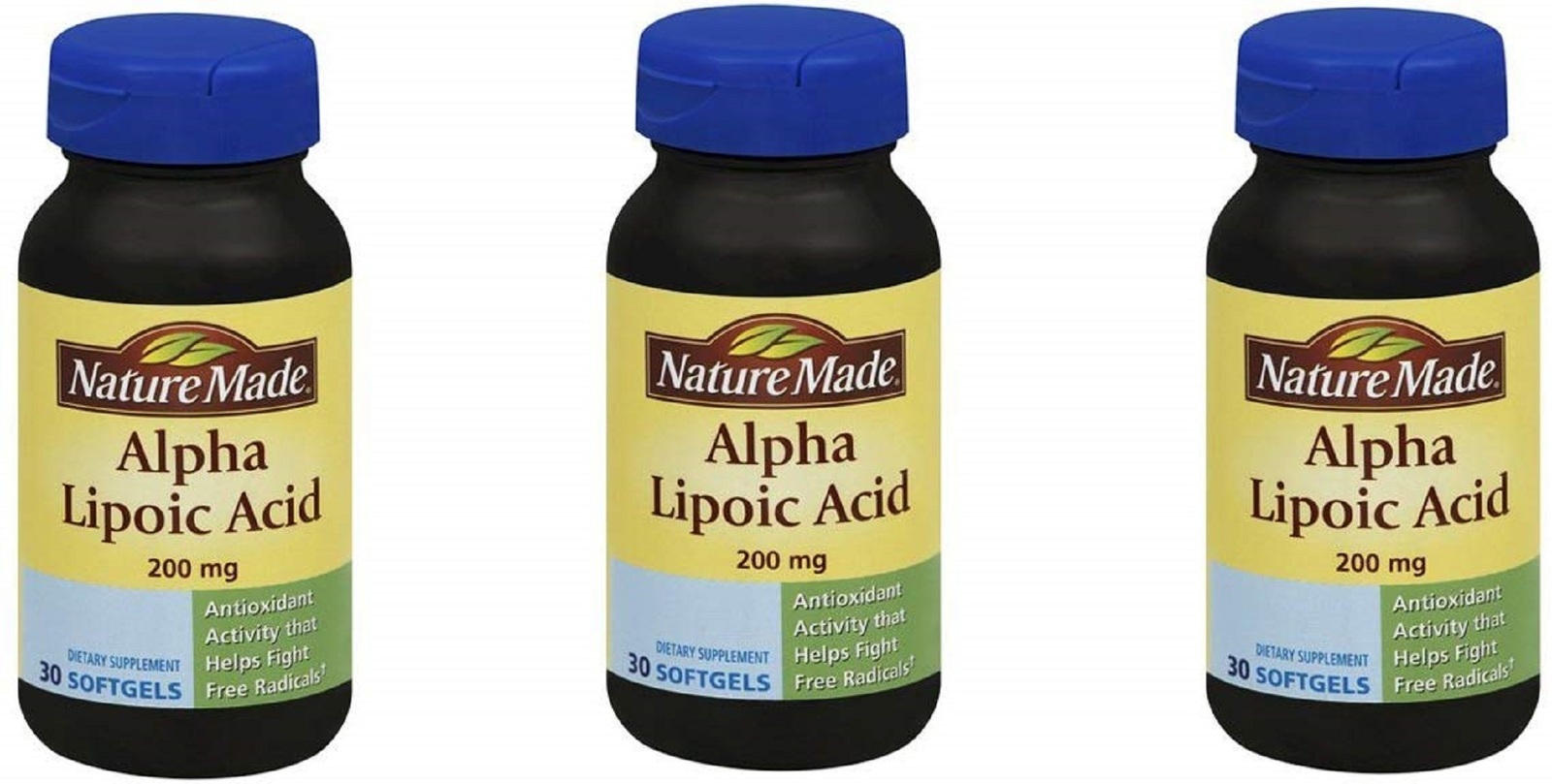 Nature Made Alpha Lipoic Acid 200 Mg (Pack of 3)