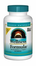 Source Naturals Wellness Formula Bio-Aligned Vitamins & Herbal Defense, 90 Ta... - $25.93