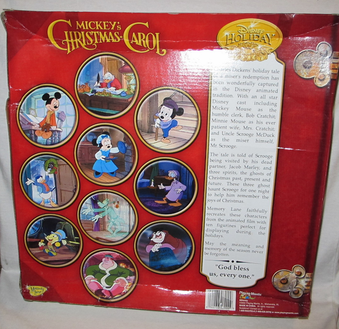 mickey mouse christmas carol figures