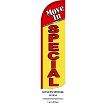 Blue Hot Sale King Size Windless 38 x 138 in Polyester Swooper Flag pk of 2